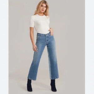 Free People We The Free High Rise Regular Wide Leg Jeans Size 29